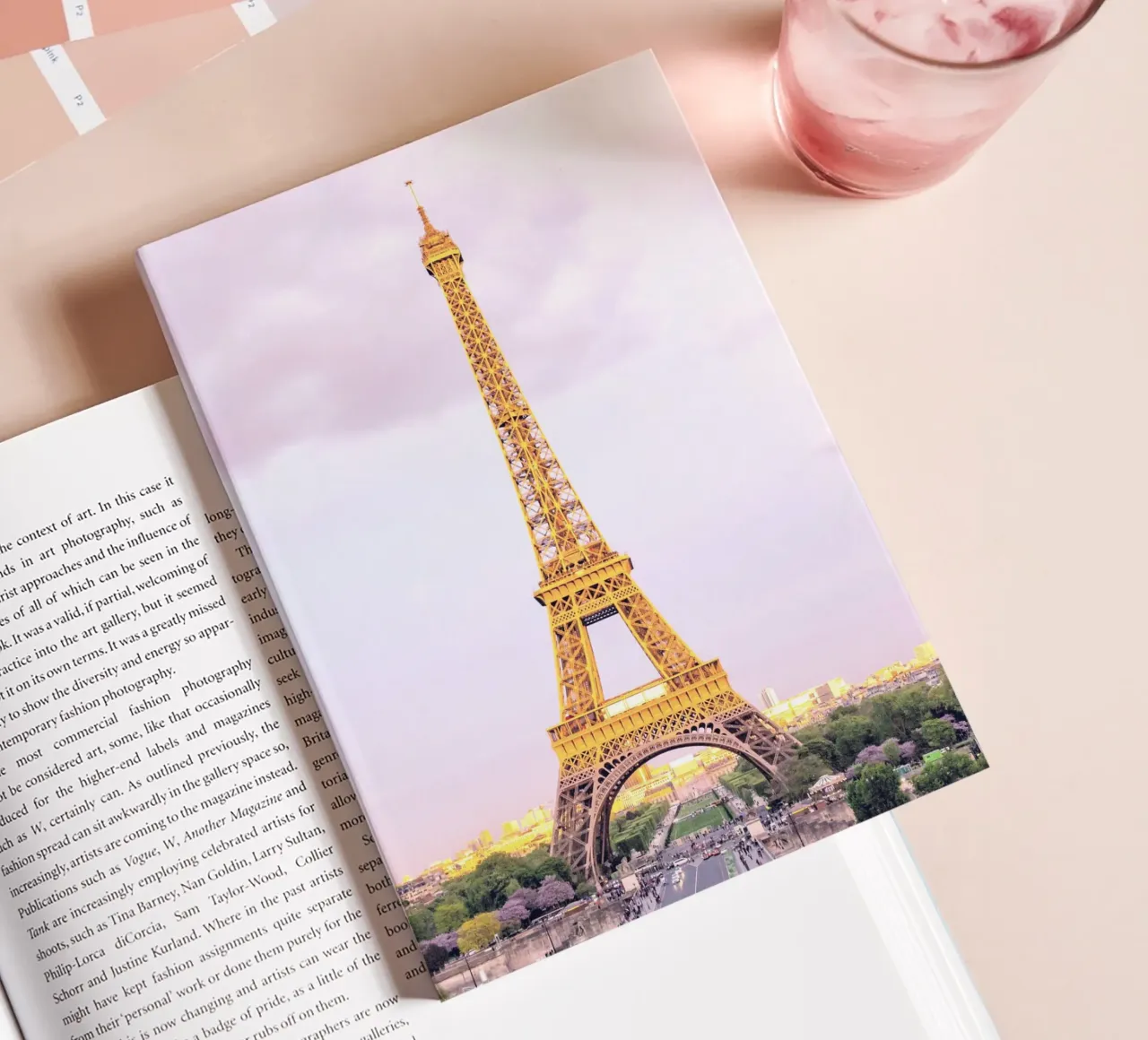 Eiffel Tower Paris notebook by IamHomeStudio