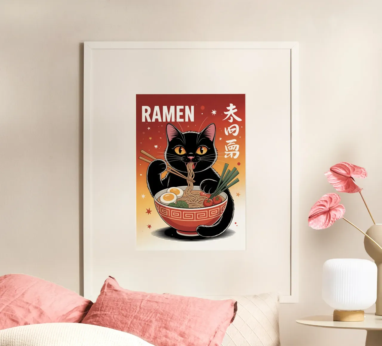 Ramen giapponese Black Cat carta hahnemühle da Stellar Creative