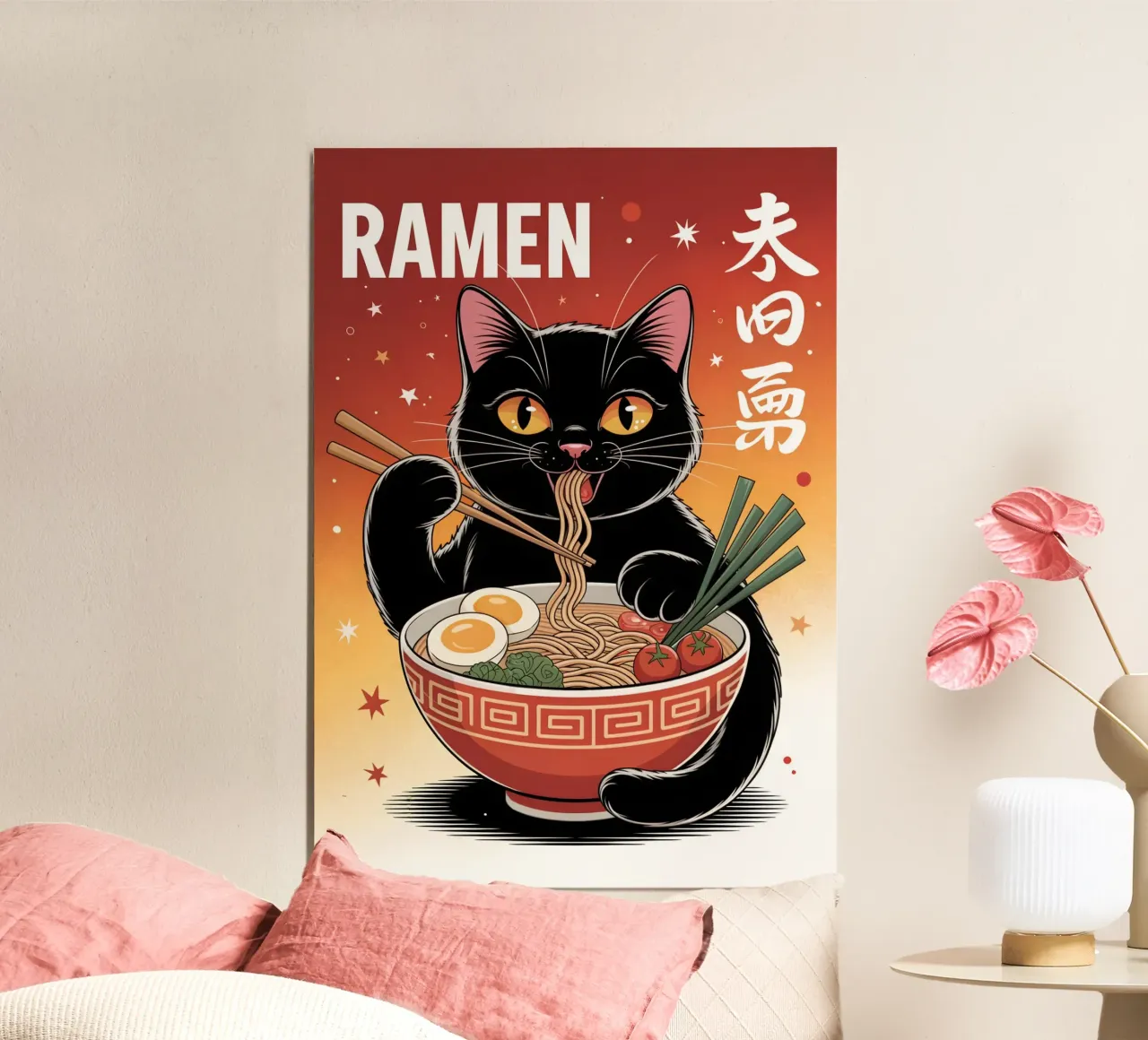 Ramen giapponese Black Cat carta hahnemühle da Stellar Creative