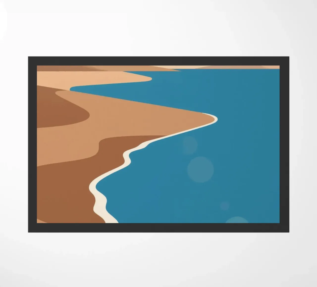 Spiaggia di sabbia zerbino da knowledge