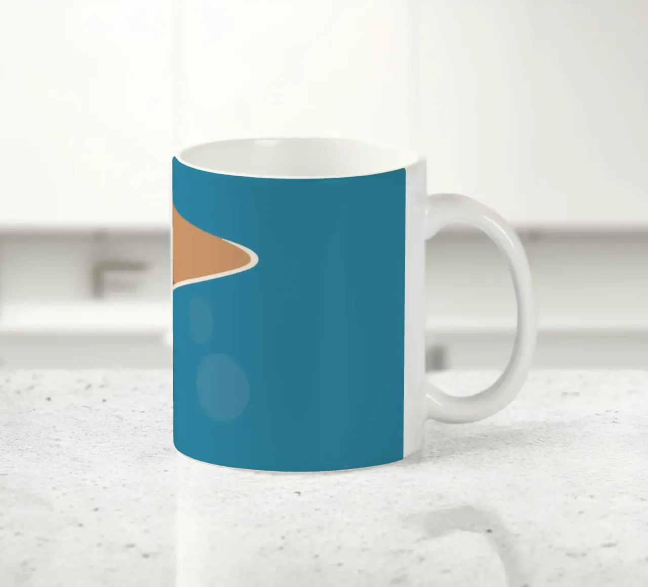Spiaggia di sabbia tazza in ceramica da knowledge
