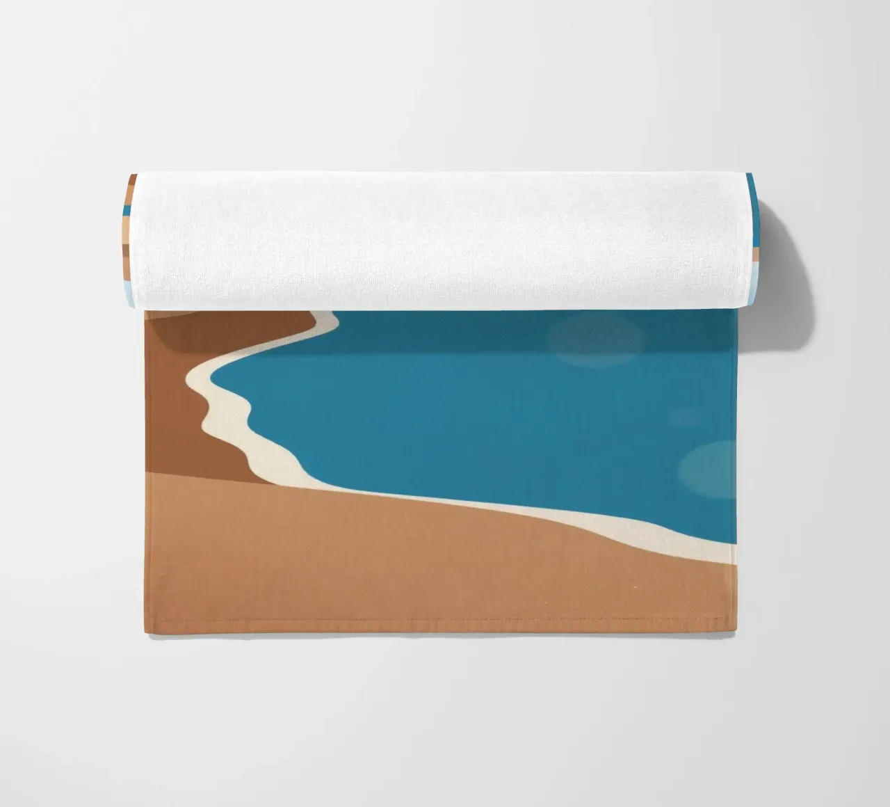 Spiaggia di sabbia telo mare da knowledge