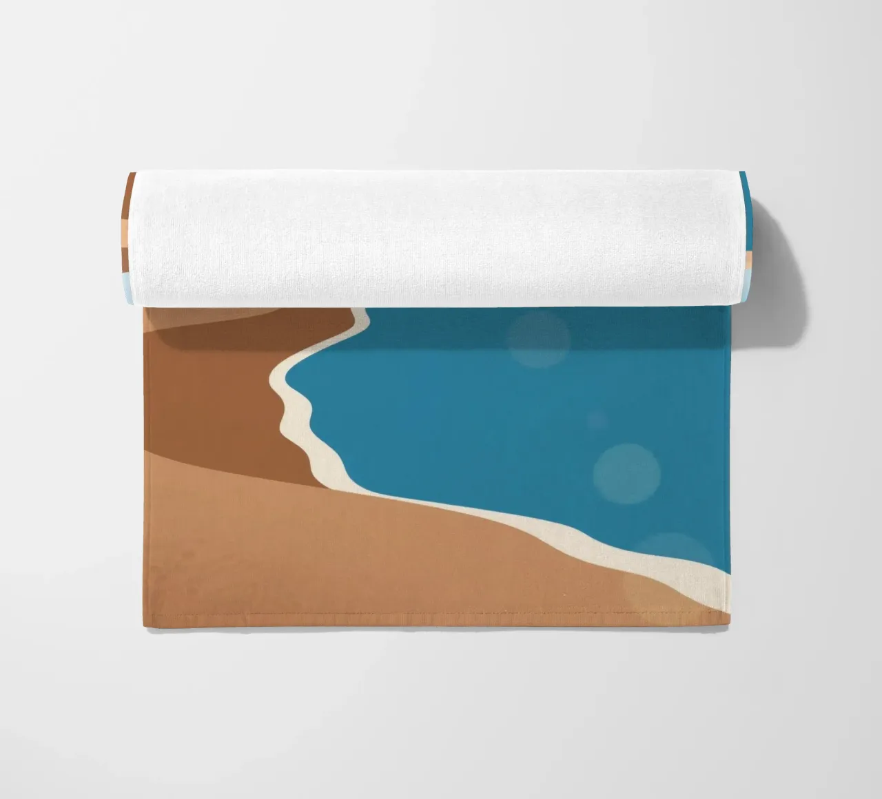 Spiaggia di sabbia telo mare da knowledge