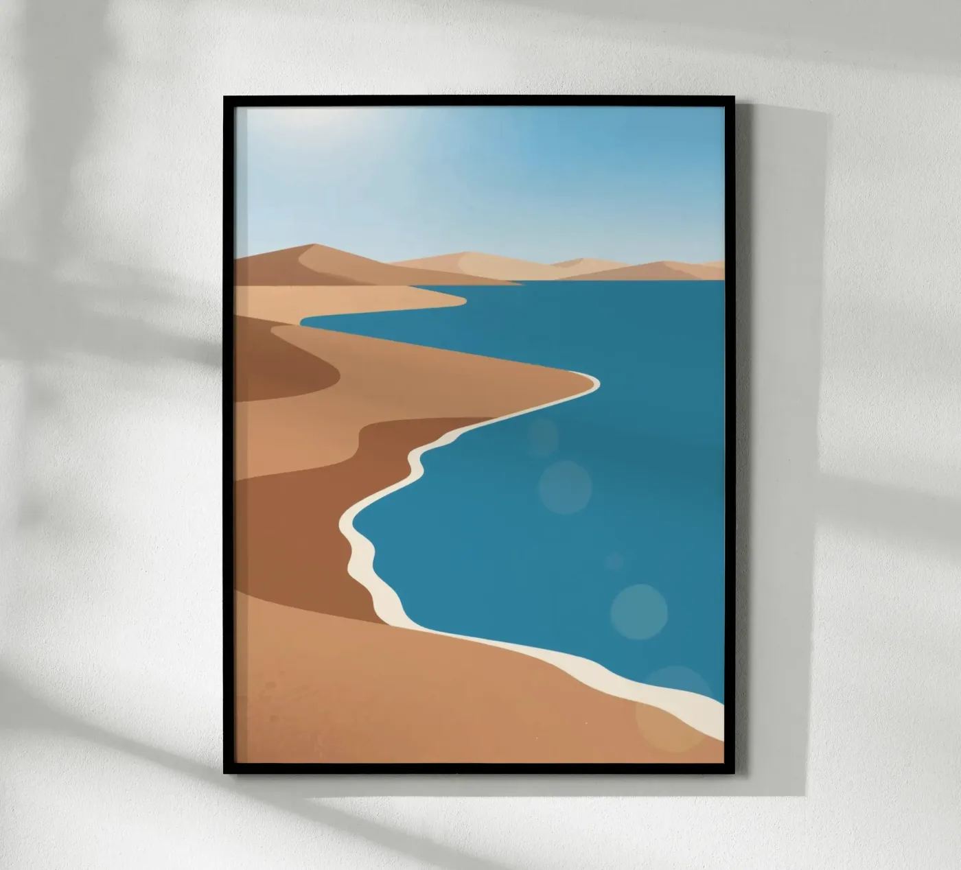 Sand Beach poster by knowledge
