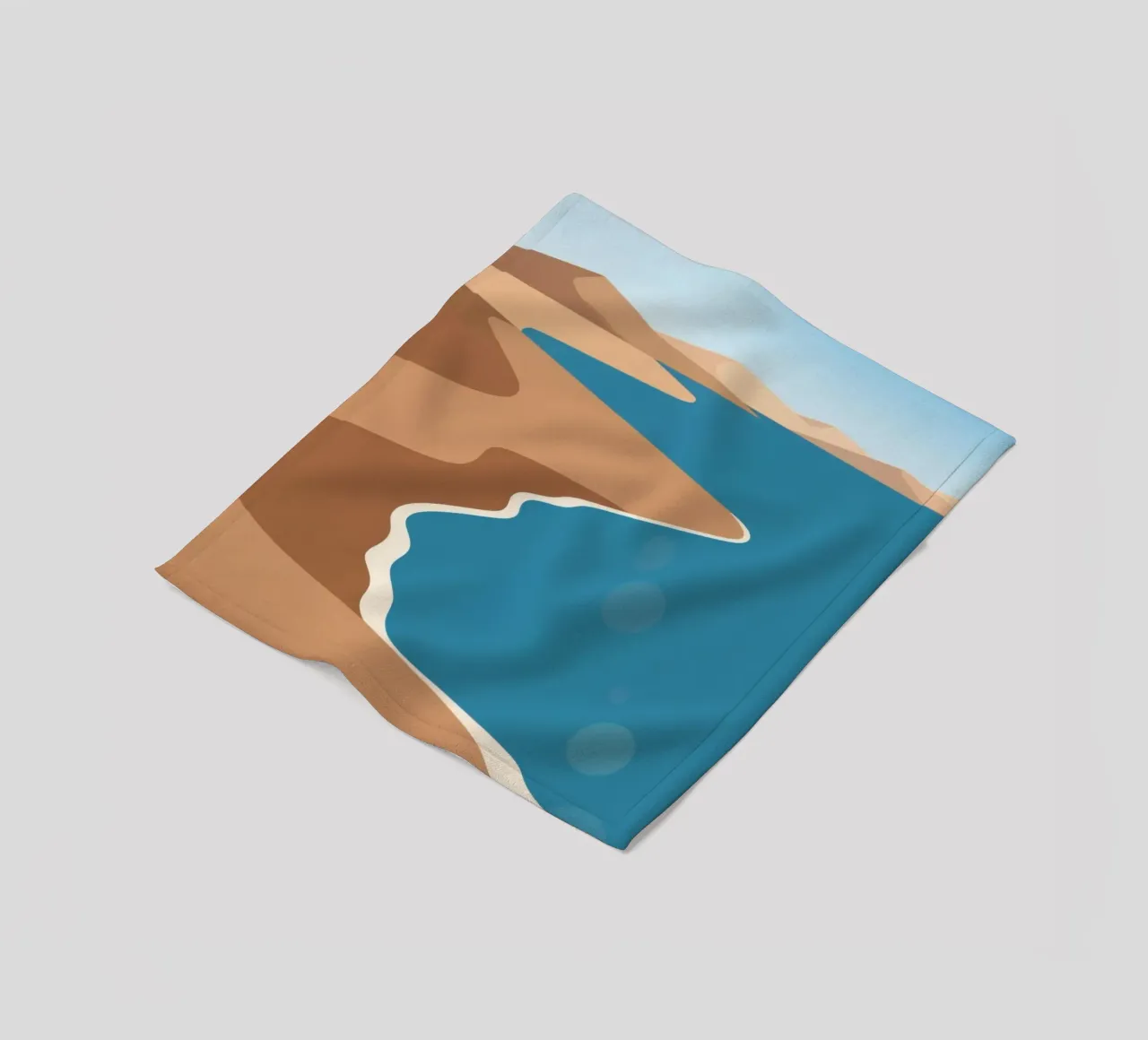Spiaggia di sabbia coperta in pile da knowledge