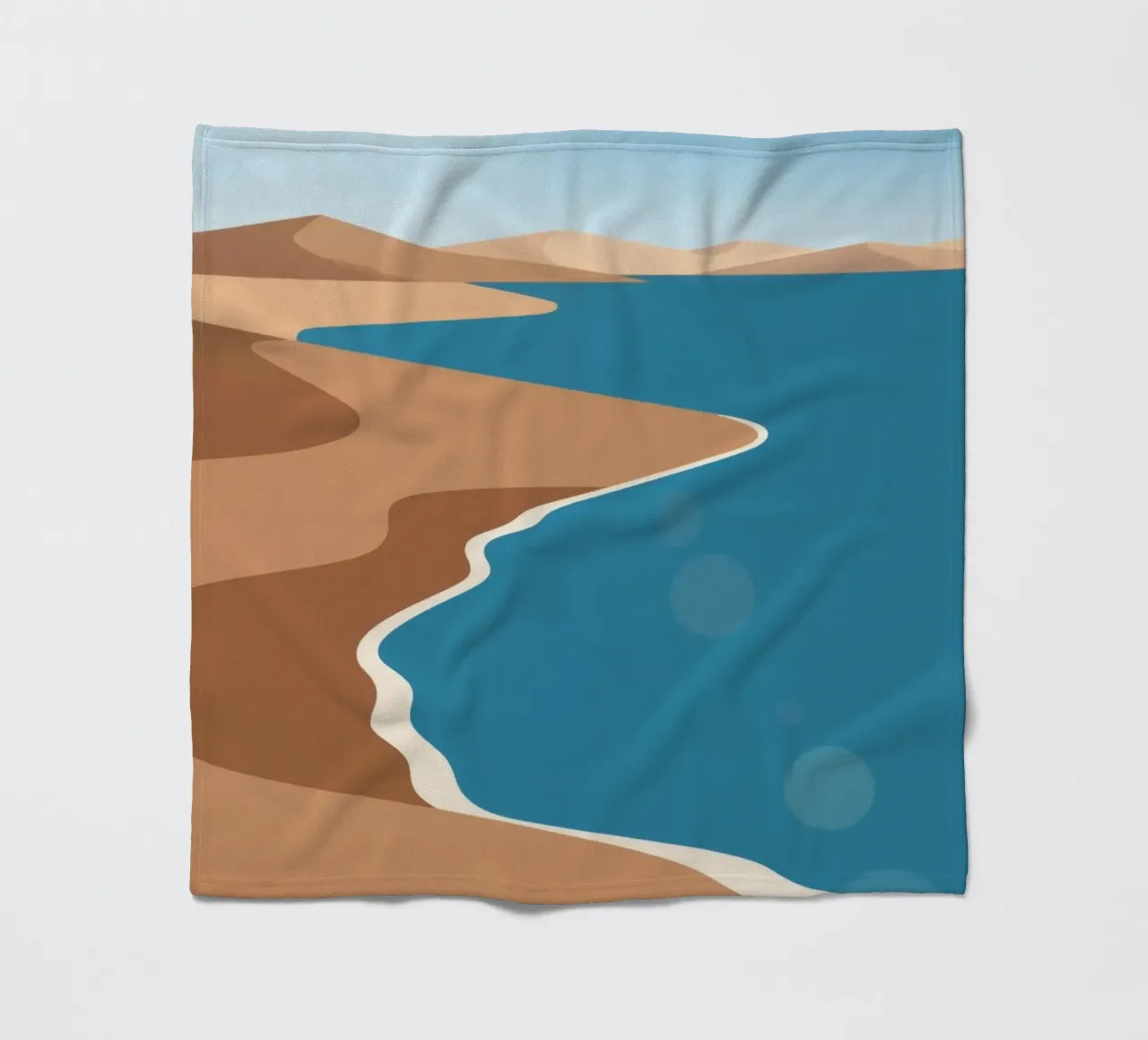 Spiaggia di sabbia coperta in pile da knowledge