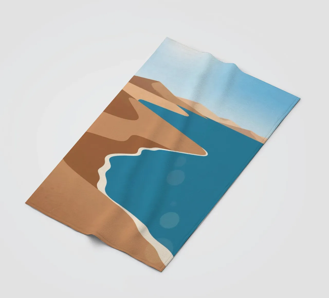 Spiaggia di sabbia coperta in pile da knowledge