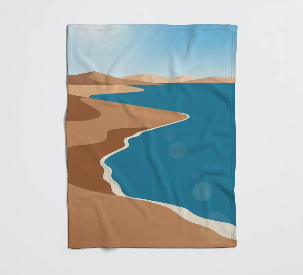 Spiaggia di sabbia coperta in pile da knowledge