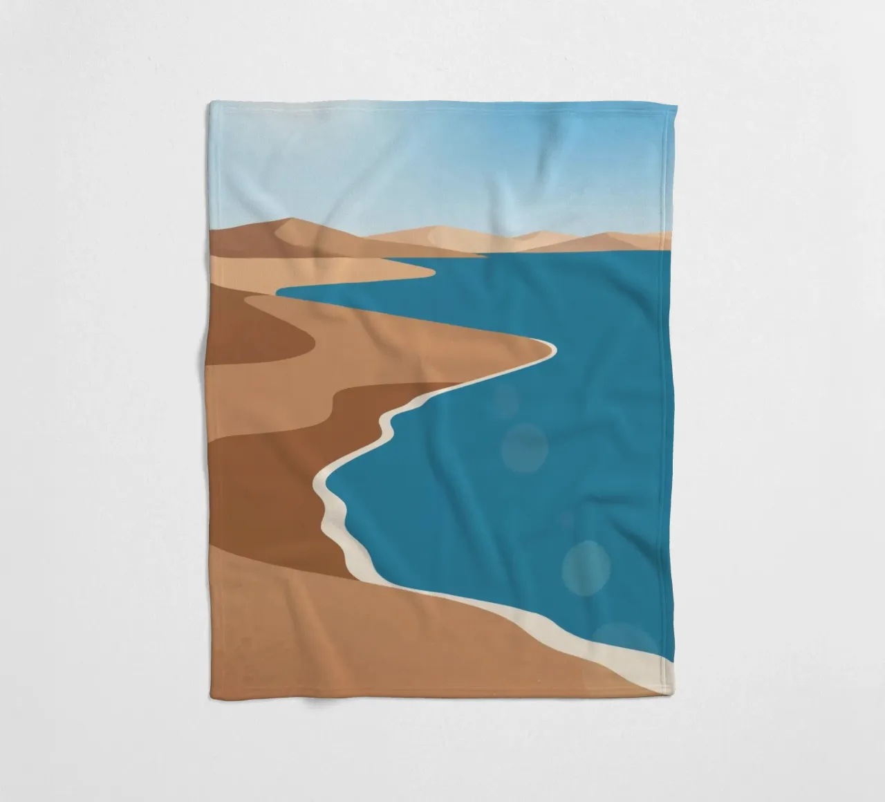 Spiaggia di sabbia coperta in pile da knowledge