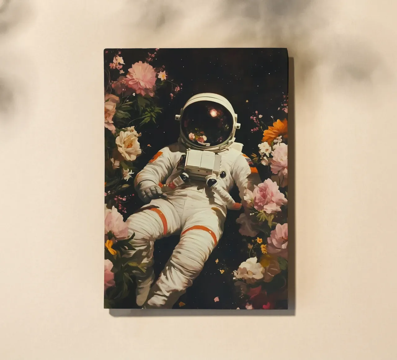 Astronaute surréaliste, Cosmos carnet de notes de IamHomeStudio