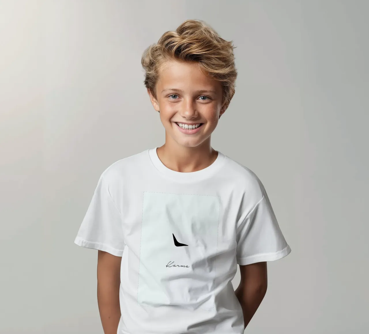 Karma t-shirt bambini da Trabolt Design