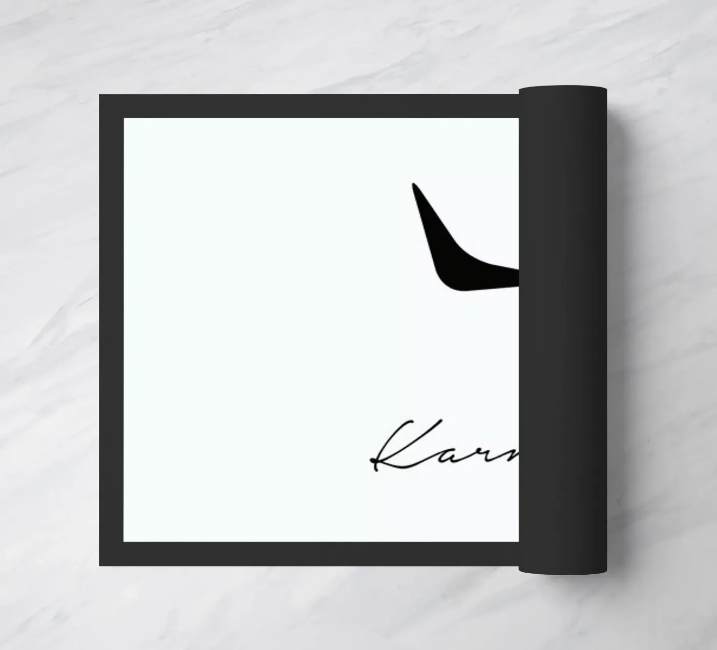 Karma doormat by Trabolt Design