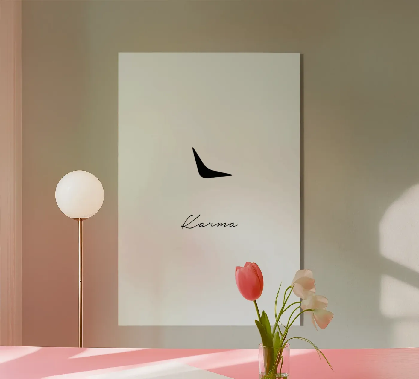 Karma Acryl-Glas von Trabolt Design
