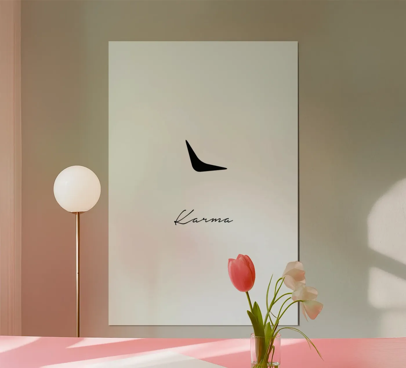 Karma poster van Trabolt Design