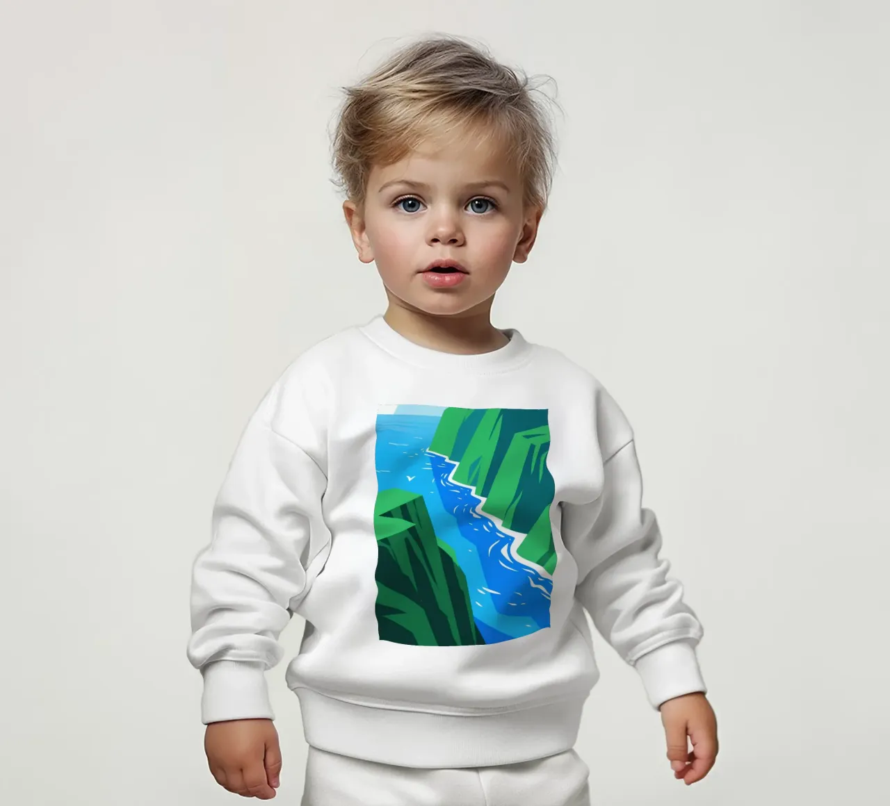 Scogliera dell'oceano felpa neonato da knowledge