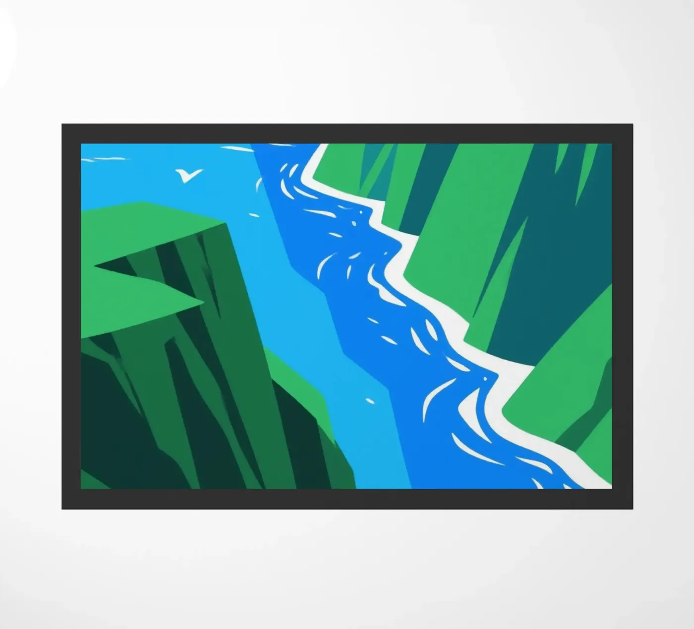 Ocean Cliff doormat by knowledge