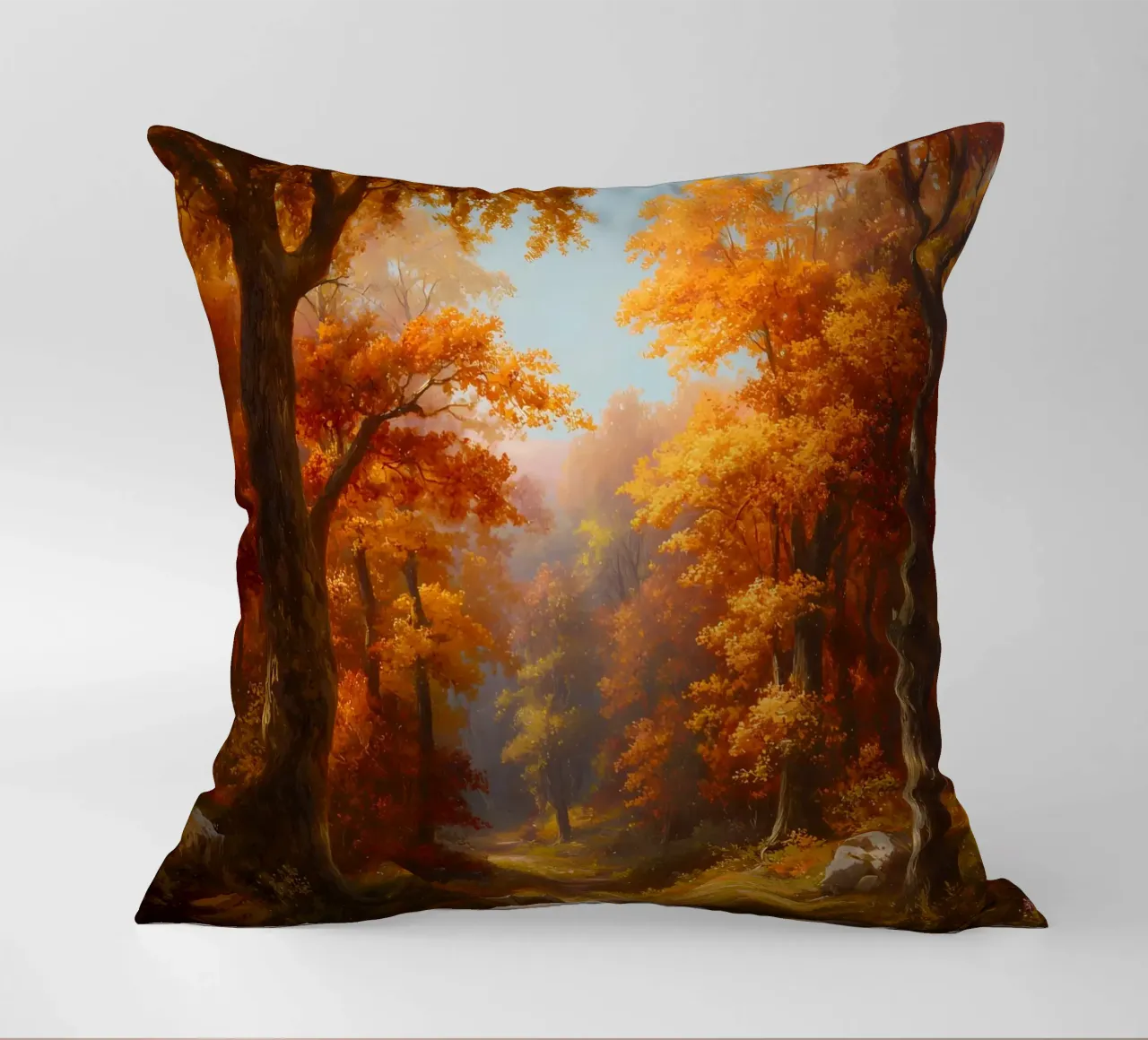Paesaggio autunnale della foresta cuscino da IamHomeStudio