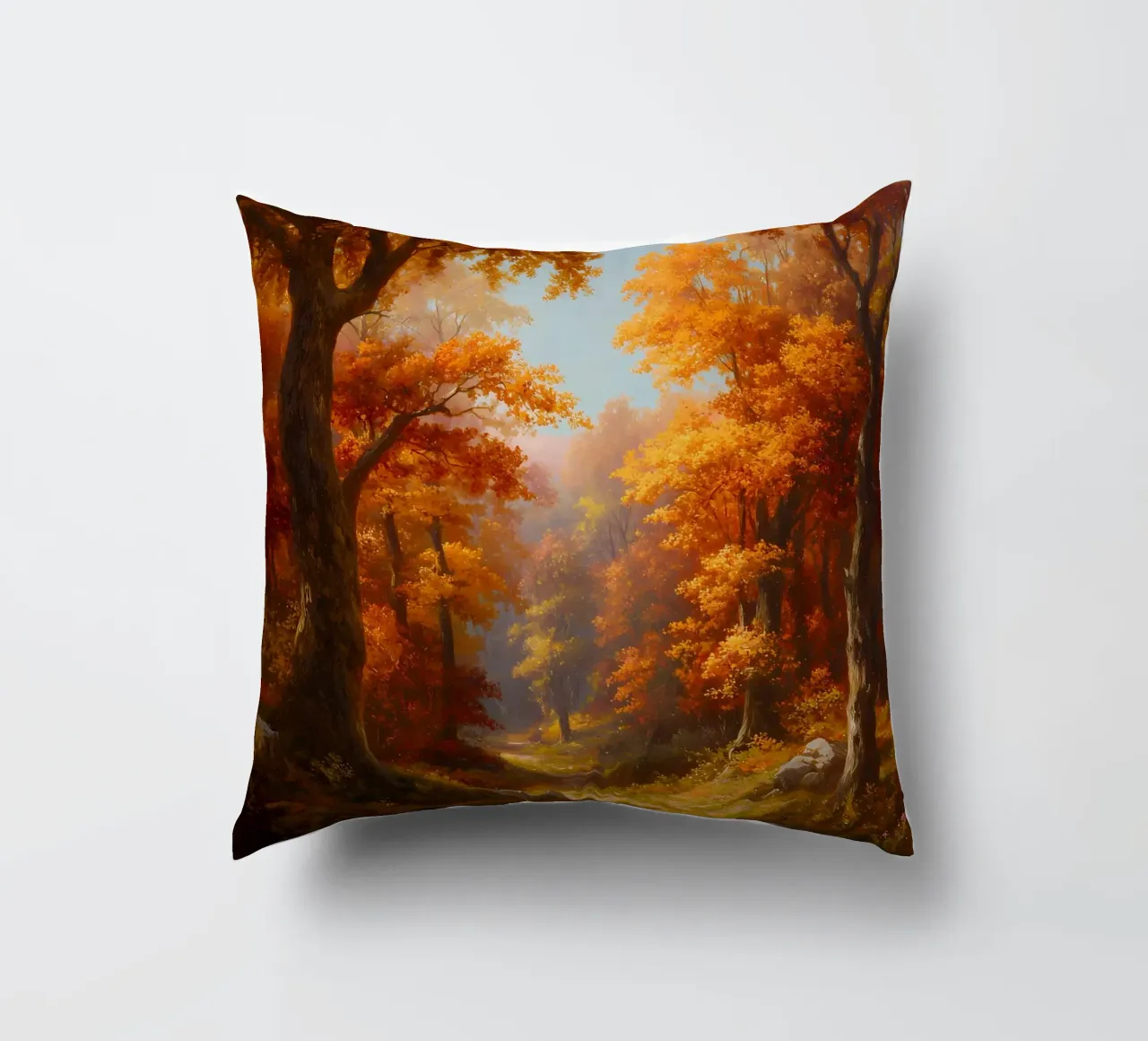 Paesaggio autunnale della foresta cuscino da IamHomeStudio