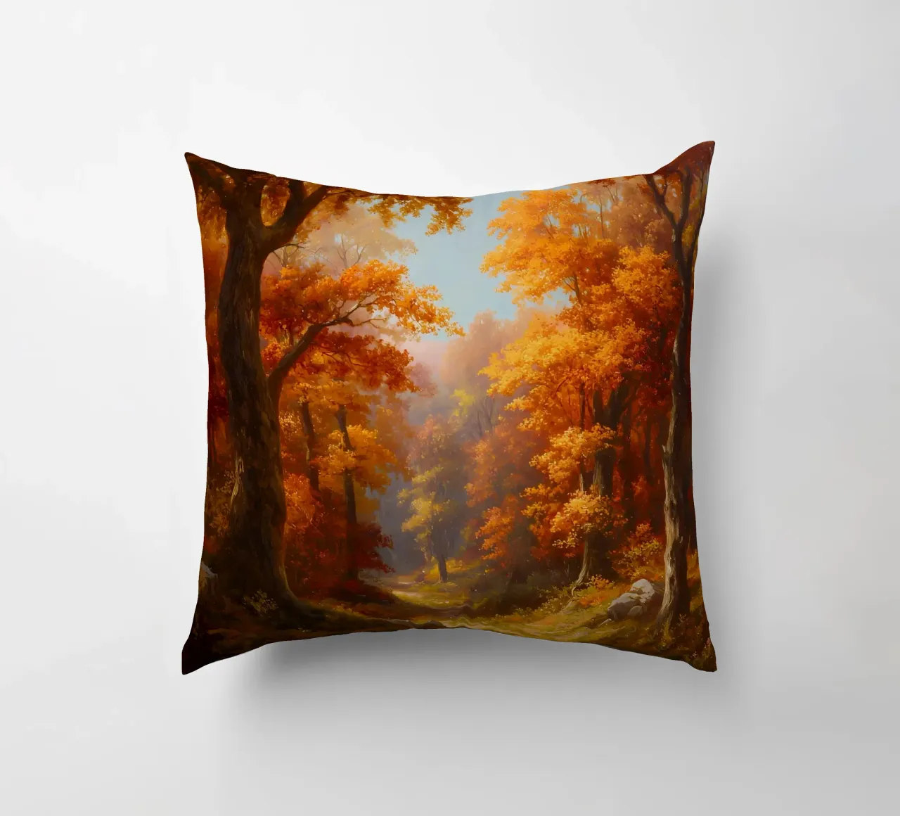 Paesaggio autunnale della foresta cuscino da IamHomeStudio