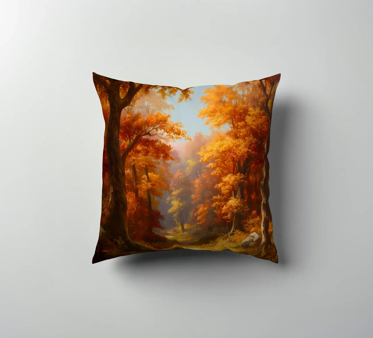 Paesaggio autunnale della foresta cuscino da IamHomeStudio