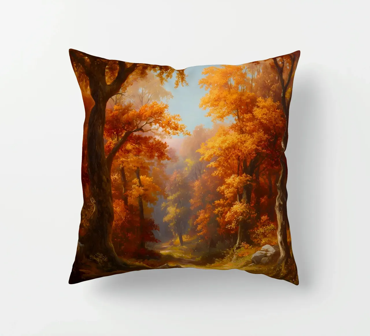 Paesaggio autunnale della foresta cuscino da IamHomeStudio