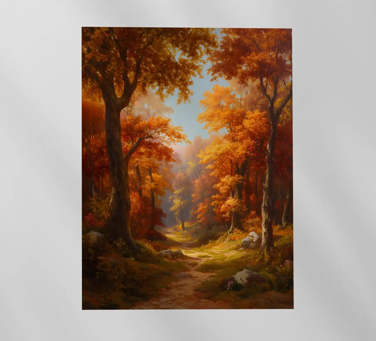Paesaggio autunnale della foresta pellicola backlit da IamHomeStudio