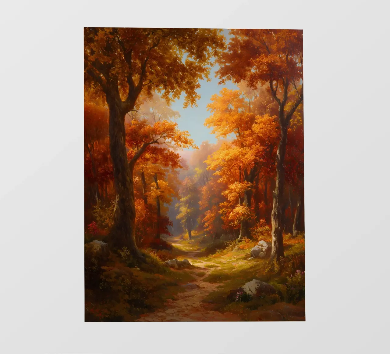 Paesaggio autunnale della foresta pellicola backlit da IamHomeStudio