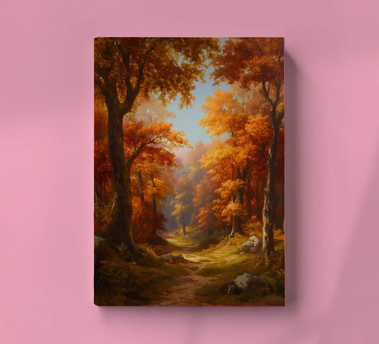 Autumn\ Fall Forest Landscape notebook by IamHomeStudio