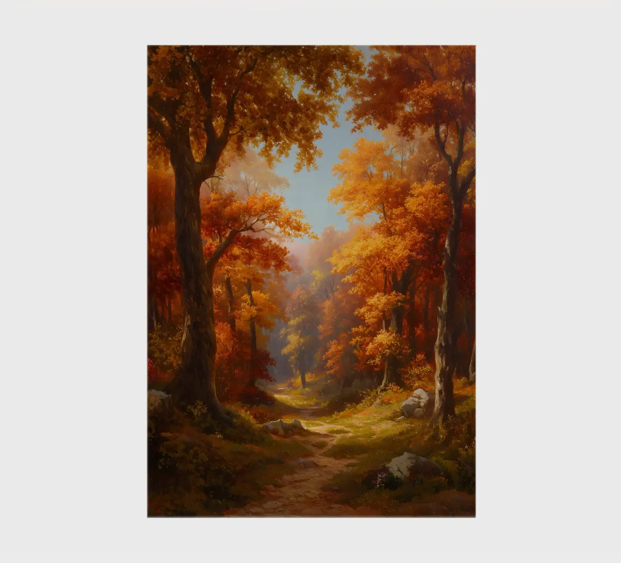 Autumn\ Fall Forest Landscape notebook by IamHomeStudio