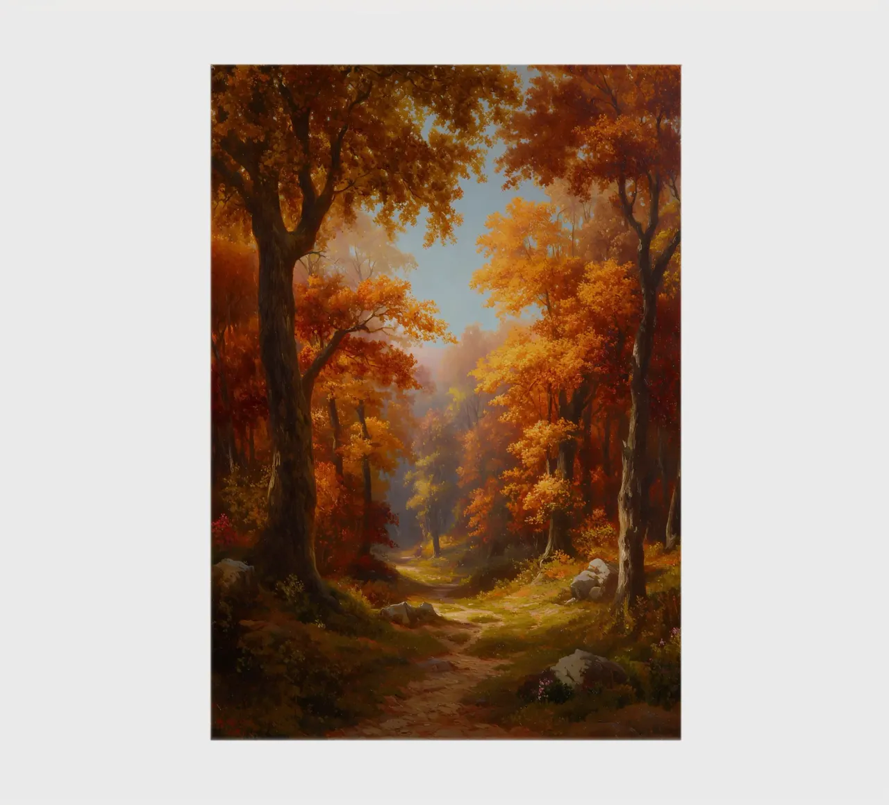 Autumn\ Fall Forest Landscape notebook by IamHomeStudio