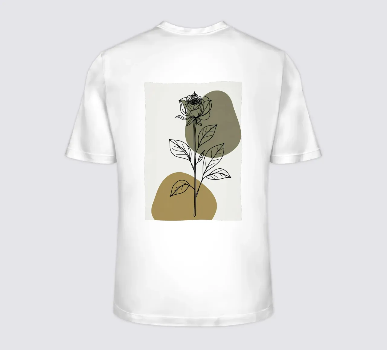 Line art minimalista di un singolo fiore di Amaryllis t-shirt da Bloom And Brush