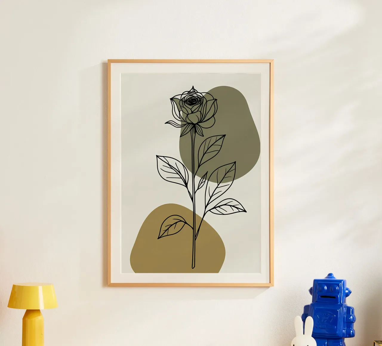 Dessin au trait minimaliste d'une seule fleur d'Amaryllis hahnemühle de Bloom And Brush