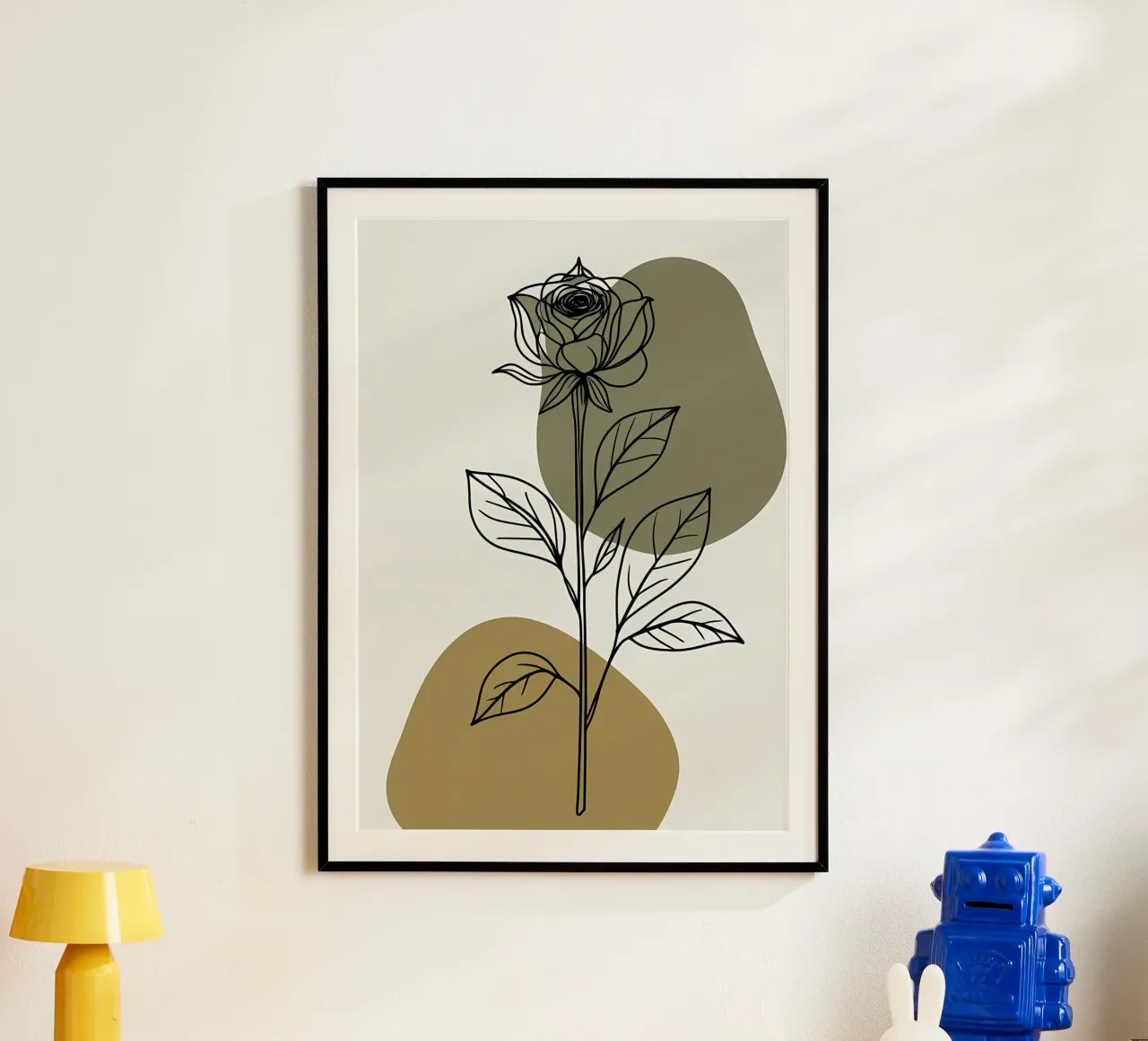 Dessin au trait minimaliste d'une seule fleur d'Amaryllis hahnemühle de Bloom And Brush