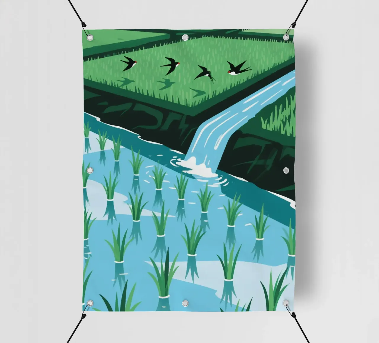 Irrigazione delle risaie telo in pvc da knowledge