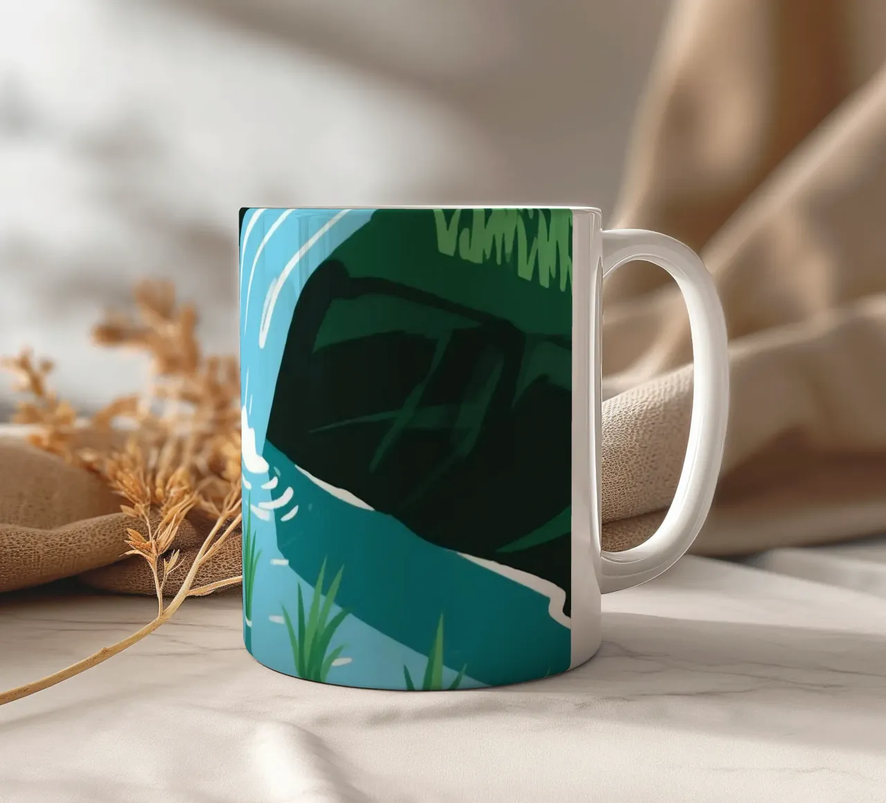 Irrigazione delle risaie tazza in ceramica da knowledge