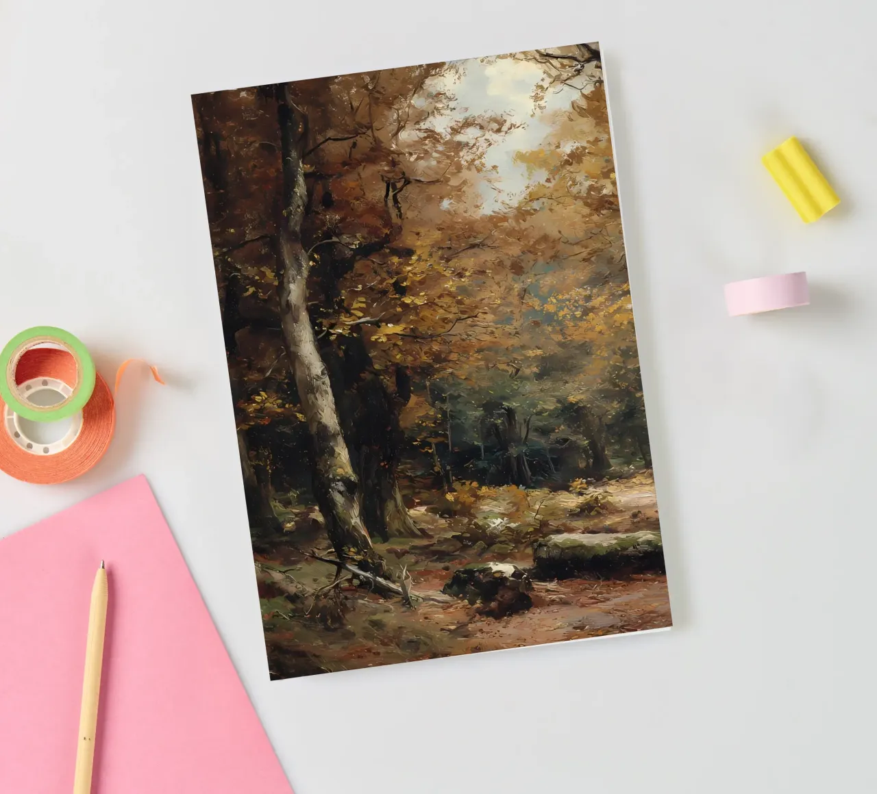 Foresta d'autunno diario da IamHomeStudio
