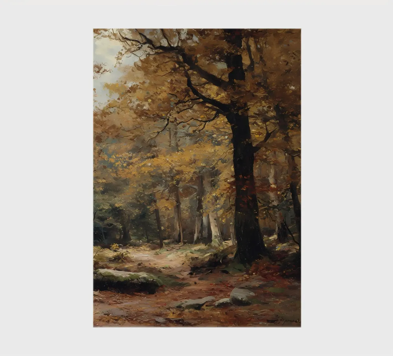 Foresta d'autunno diario da IamHomeStudio