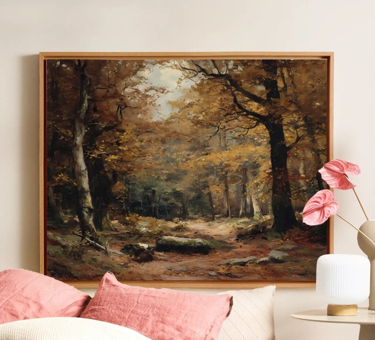 Foresta d'autunno tela da IamHomeStudio