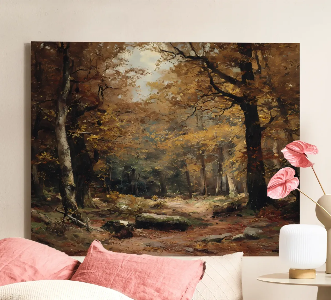 Foresta d'autunno tela da IamHomeStudio