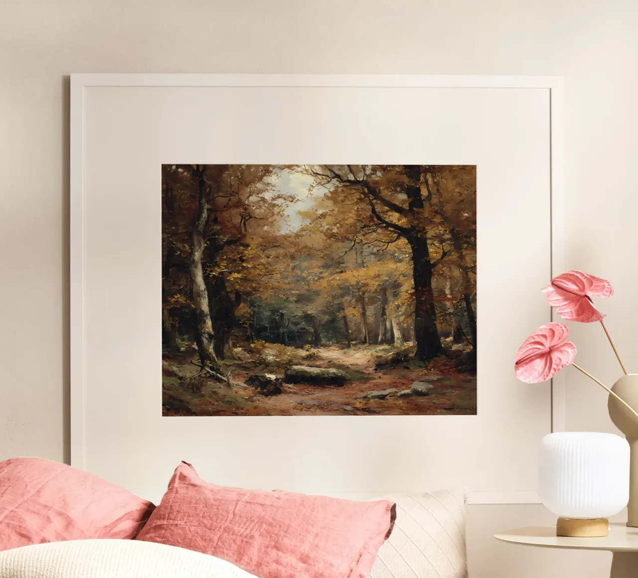 Foresta d'autunno carta hahnemühle da IamHomeStudio