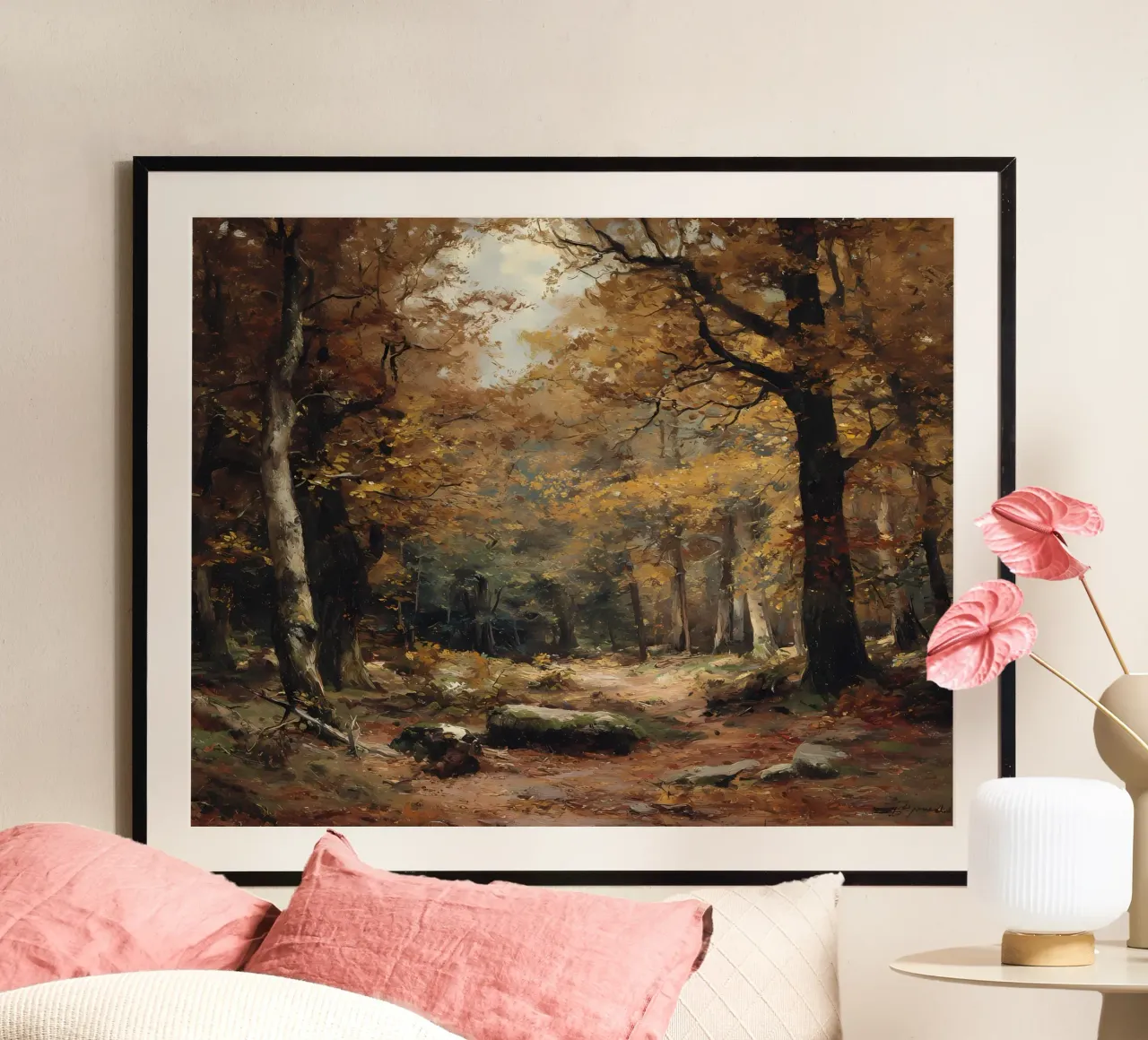 Foresta d'autunno carta hahnemühle da IamHomeStudio