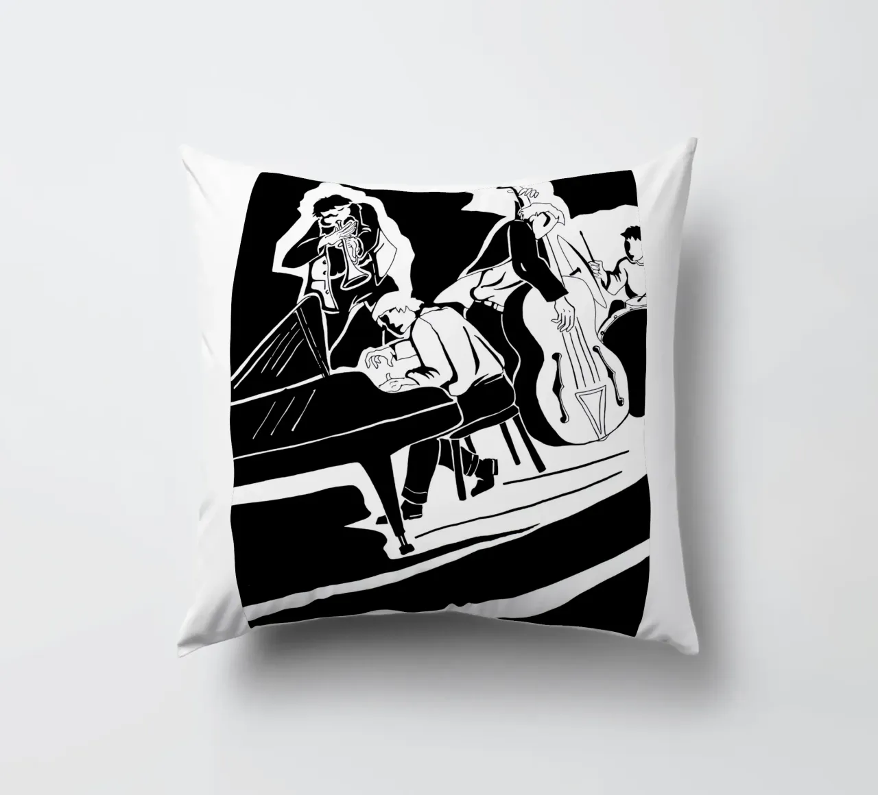 quartetto jazz cuscino da Massimo Frascogna