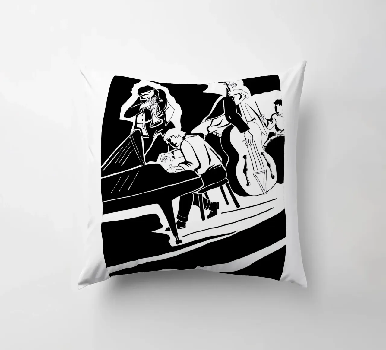 quartetto jazz cuscino da Massimo Frascogna