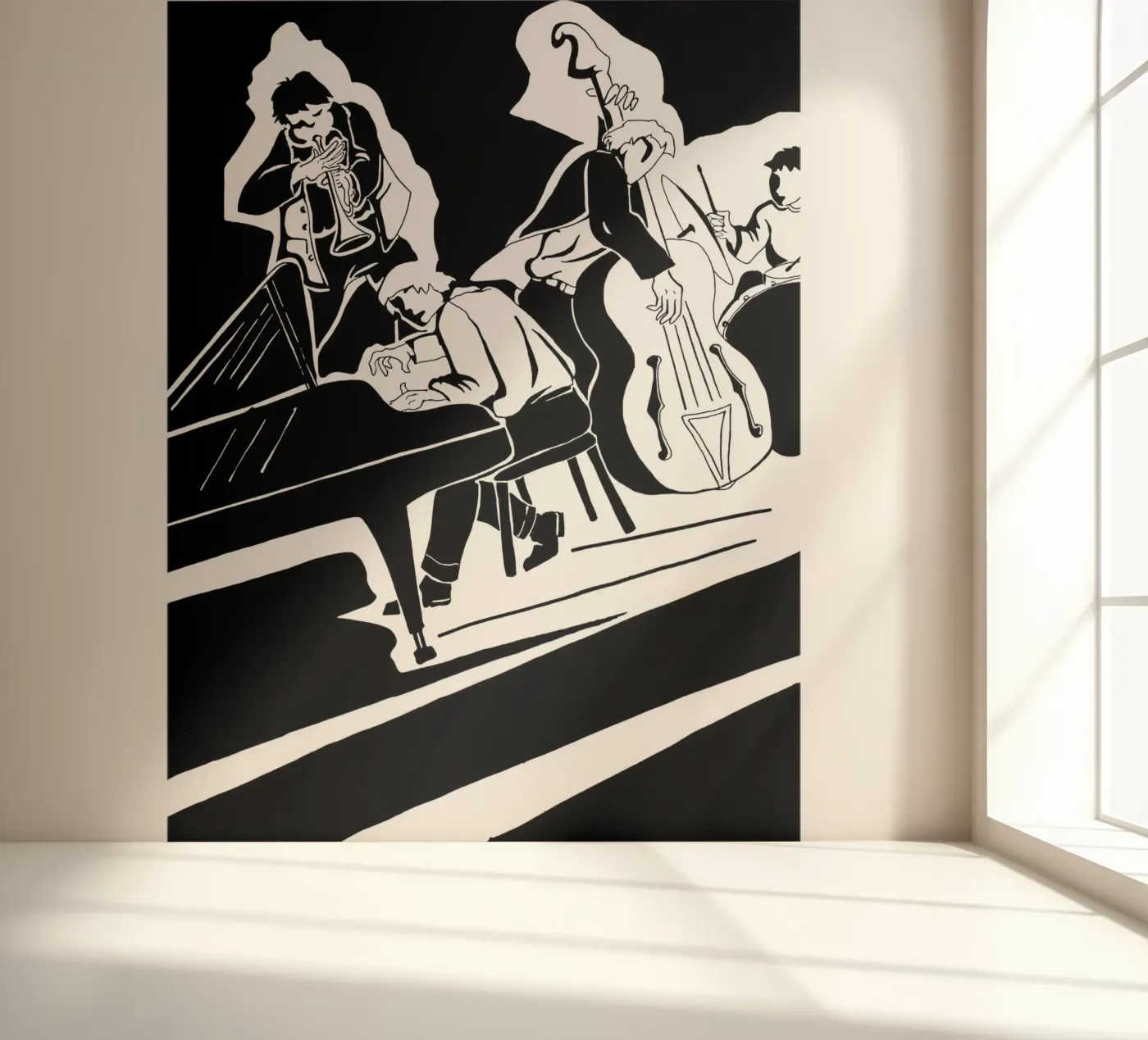 quartetto jazz carta da parati fotografica da Massimo Frascogna