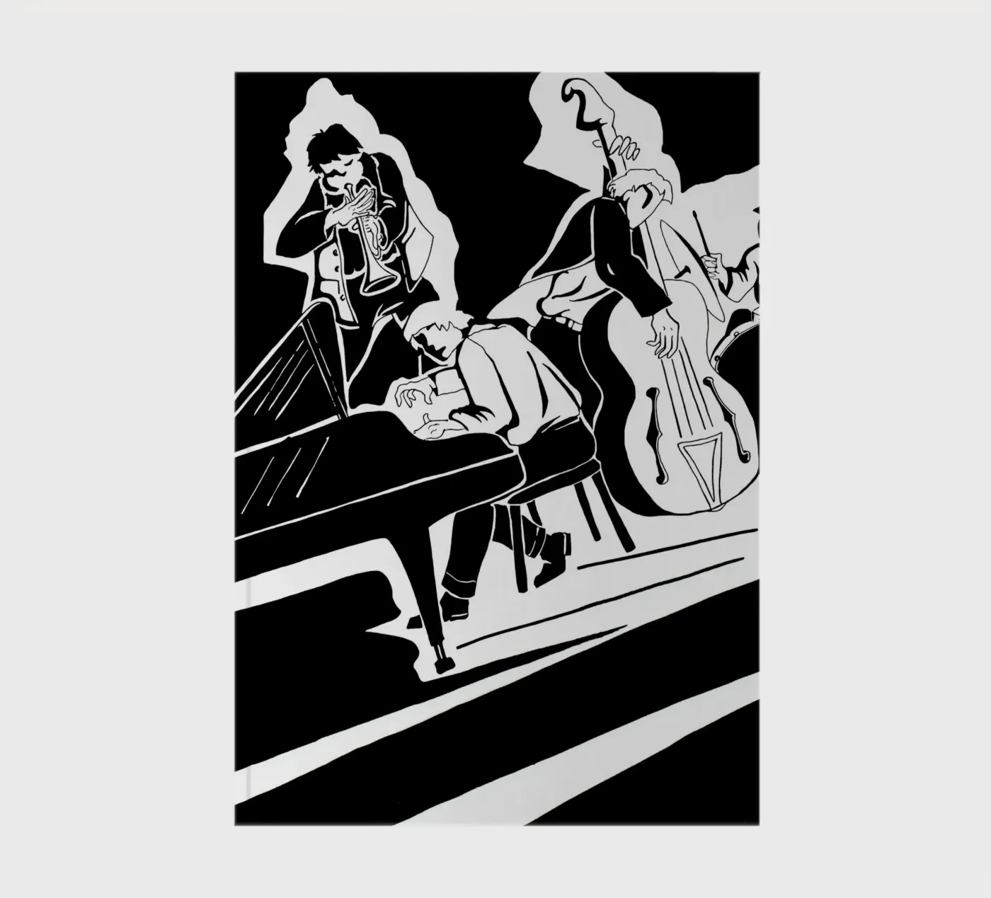 jazz quartet notebook by Massimo Frascogna