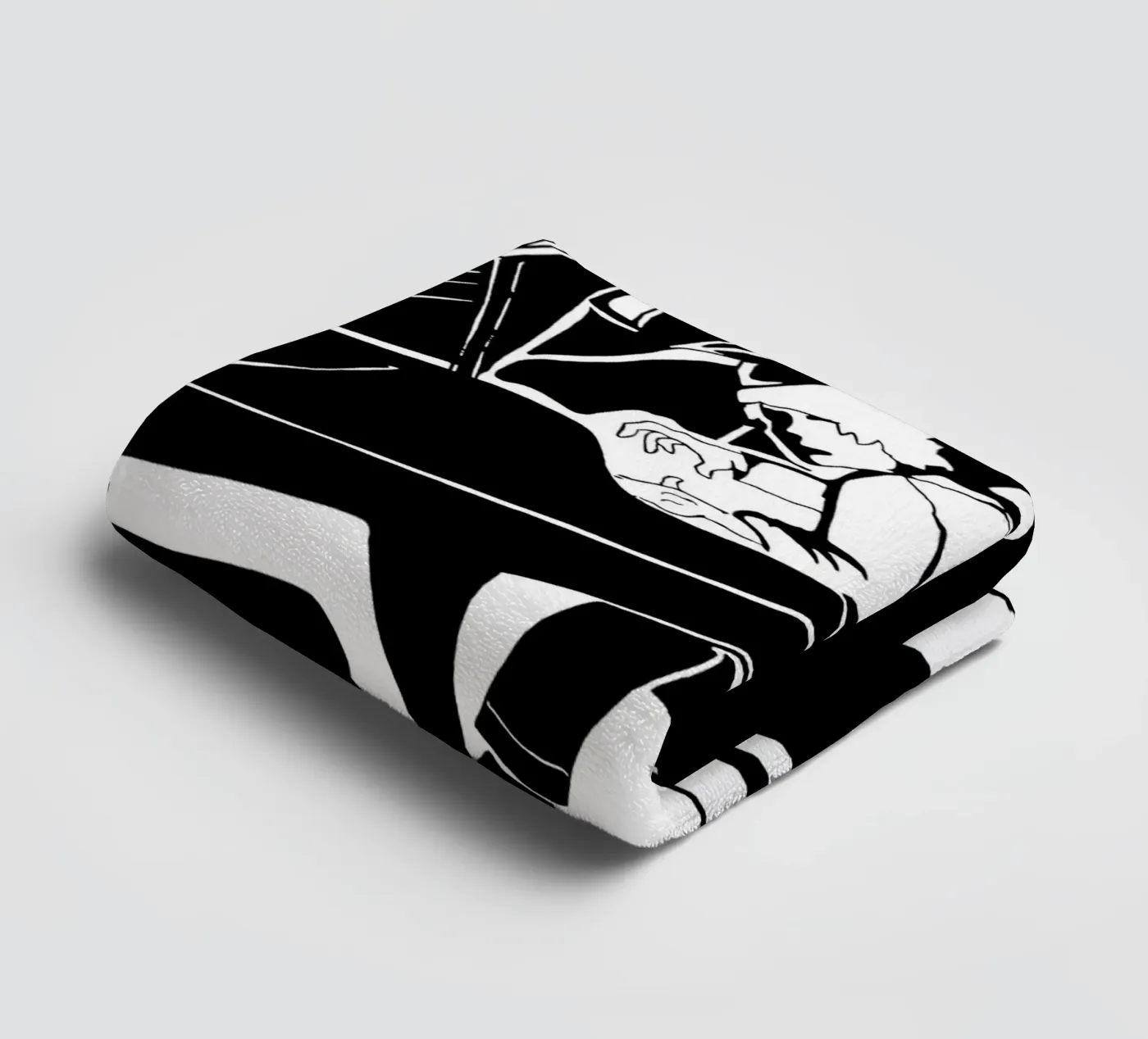 jazz quartet towel by Massimo Frascogna
