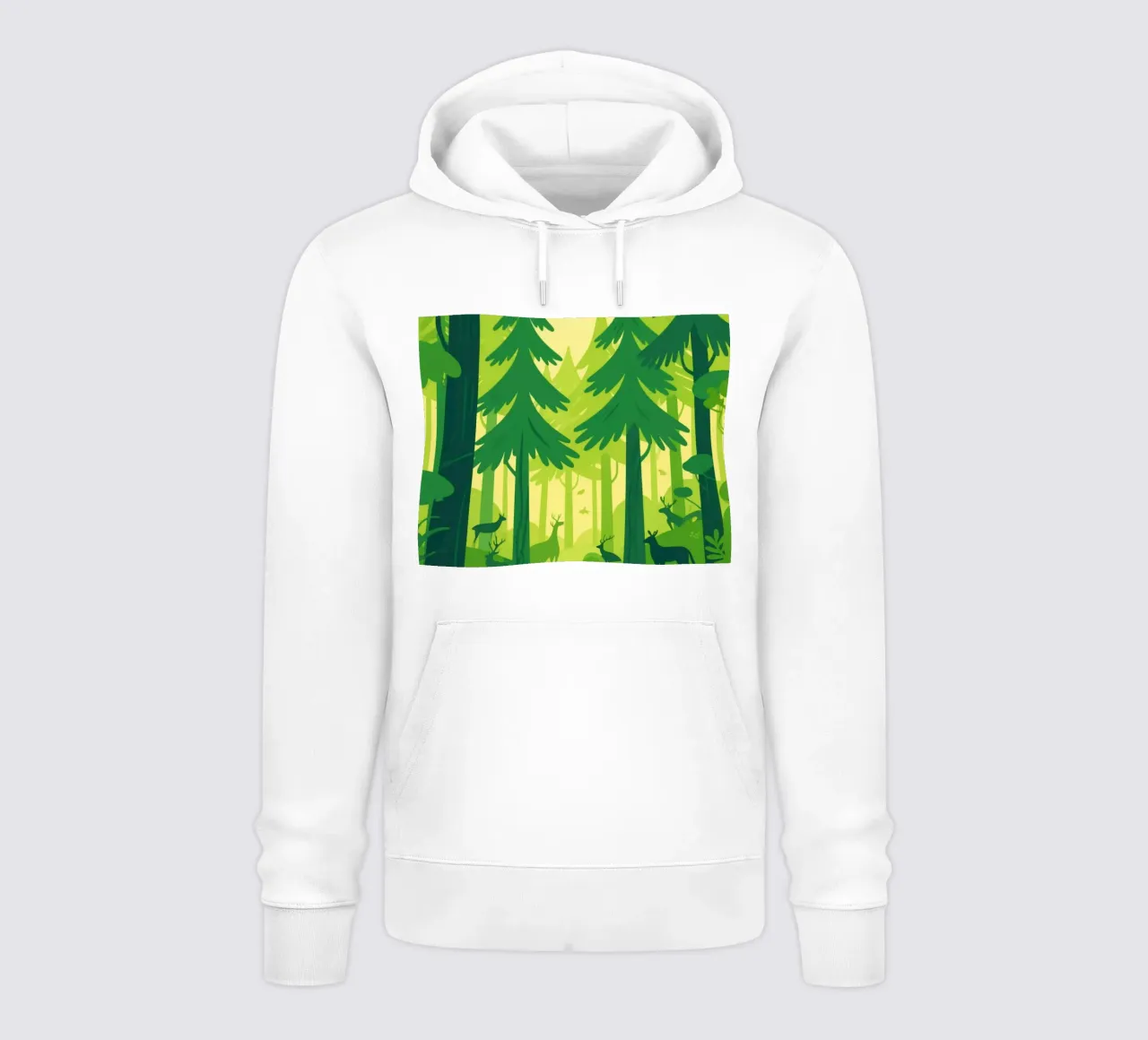 Foresta di animali felpa con cappuccio da knowledge