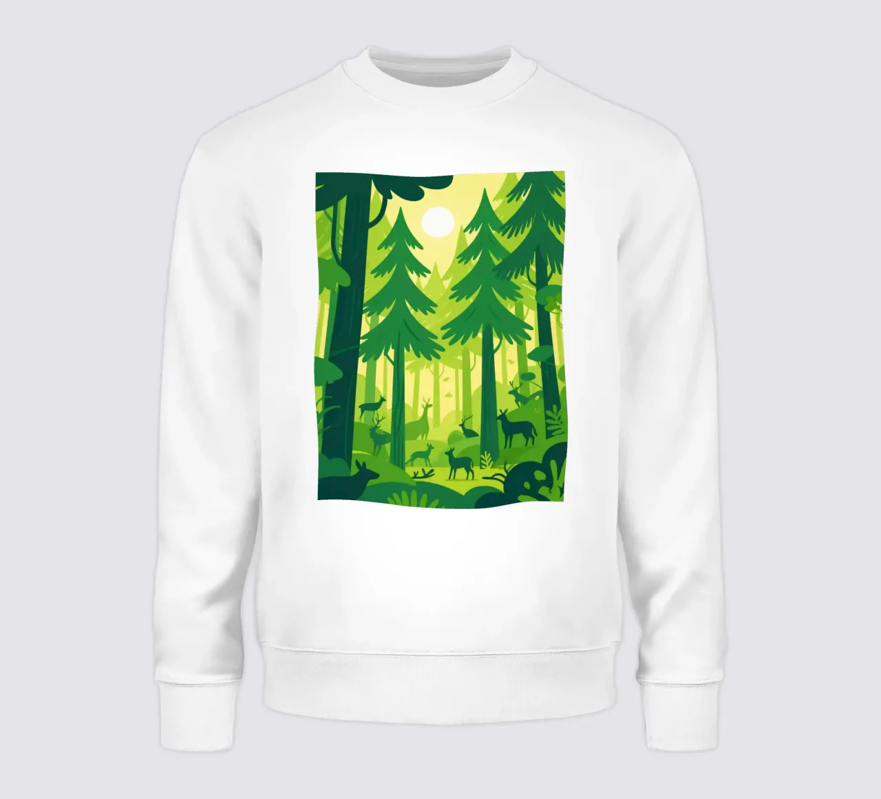 Foresta di animali felpa da knowledge