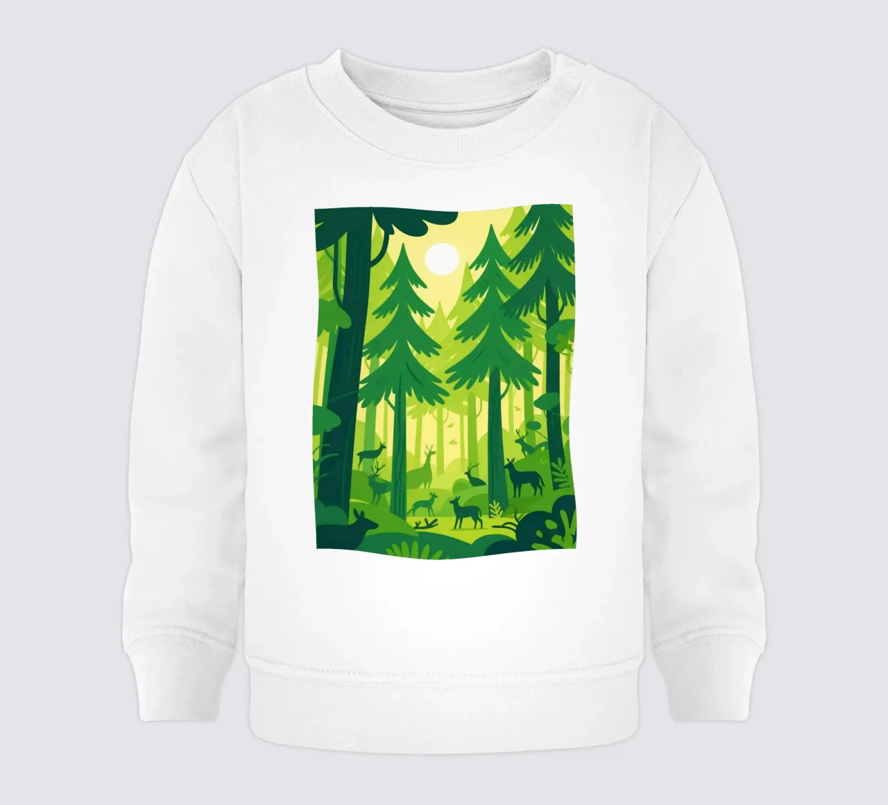 Foresta di animali felpa neonato da knowledge
