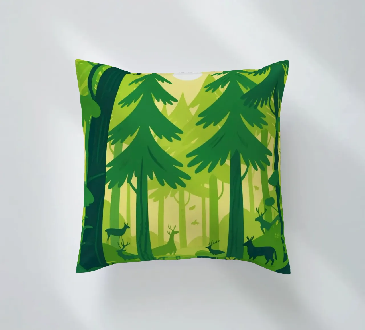 Foresta di animali cuscino da knowledge